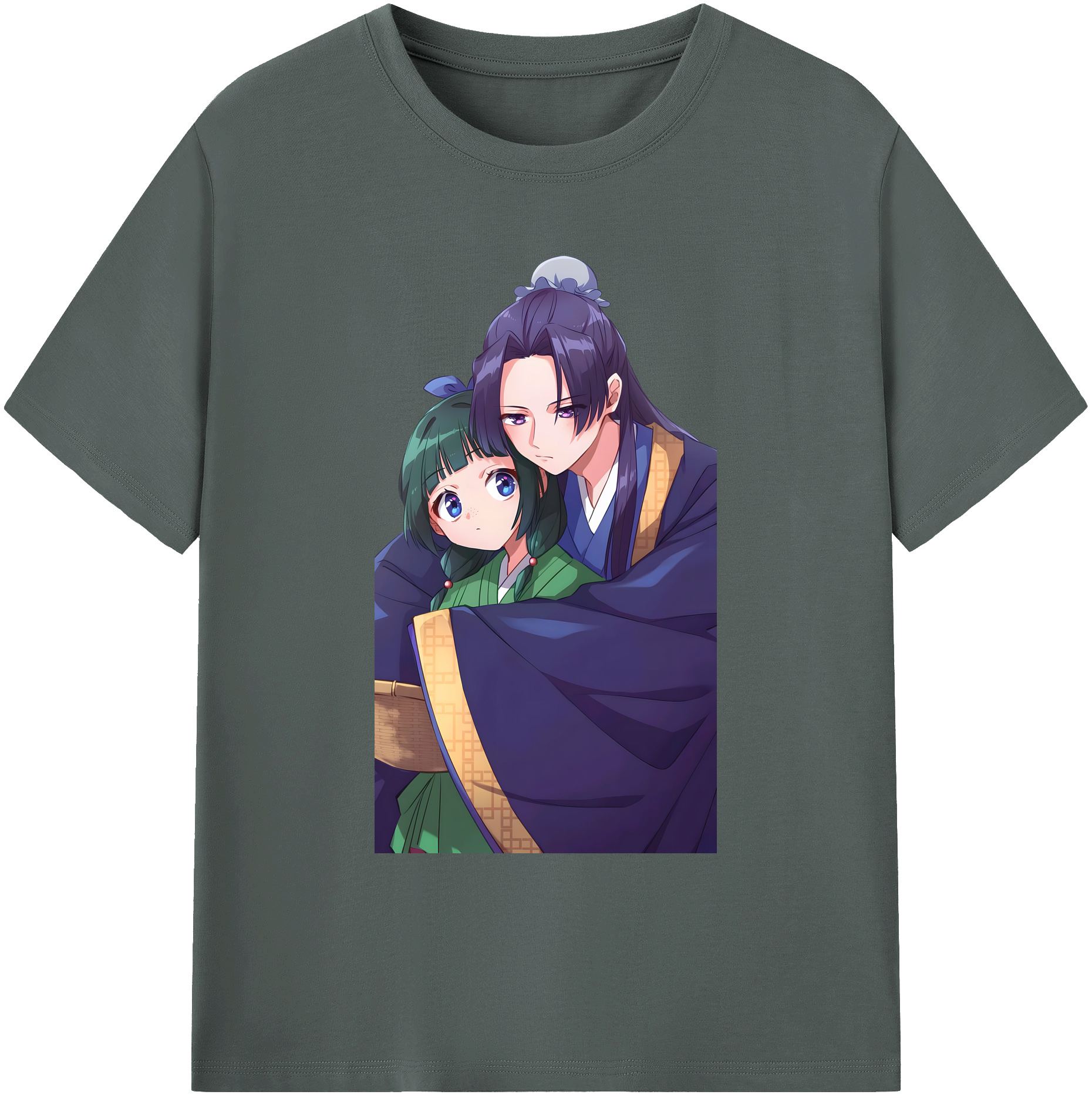 （画像用） 薬屋のひとりごと The Apothecary Diaries 綿100％ メンズ半袖Tシャツ｜肌触りやわらか＆通気性